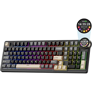 Teclado mecánico inalámbrico  ROYAL KLUDGE  RK  N99 Phantom / sw Cream / US 