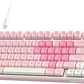 Teclado mecánico ROYAL KLUDGE R75 pink melody / sw cream  - Miniatura 1