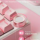 Teclado mecánico ROYAL KLUDGE R75 pink melody / sw cream  - Miniatura 2