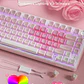 Teclado mecánico ROYAL KLUDGE R75 pink melody / sw cream  - Miniatura 3