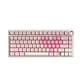 Teclado mecánico ROYAL KLUDGE R75 pink melody / sw cream  - Miniatura 1
