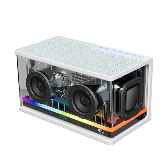 Parlante RK ROYAL KLUDGE SH100 Altavoz Bluetooth 40w Blanco 1
