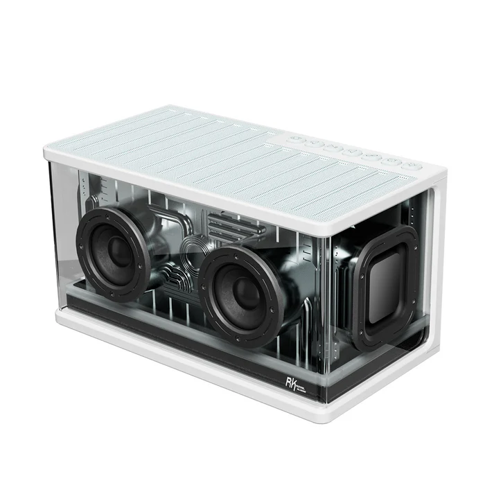 Parlante RK ROYAL KLUDGE SH100 Altavoz Bluetooth 40w Blanco 2