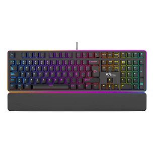 Teclado Mecánico Royal Kludge rk 918 black / sw red / INGLES