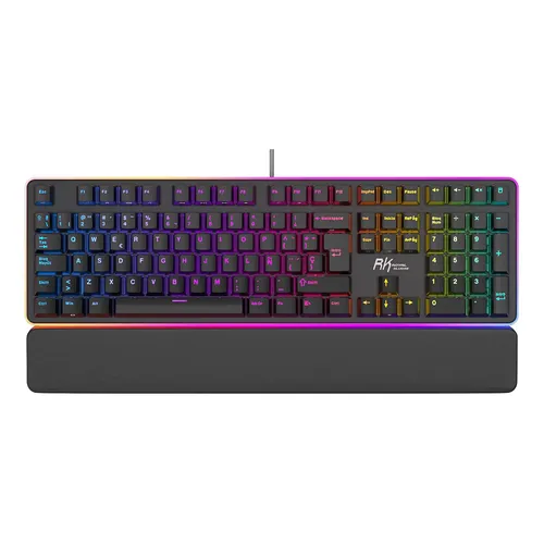 Teclado Mecánico Royal Kludge rk 918 black sw red Ingles 1