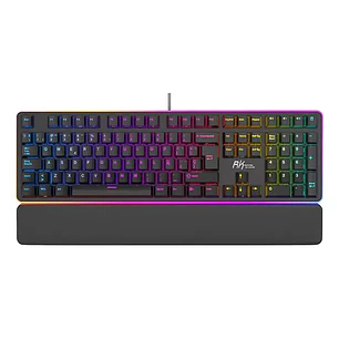 Teclado Mecánico Royal Kludge rk 918 black sw red Ingles