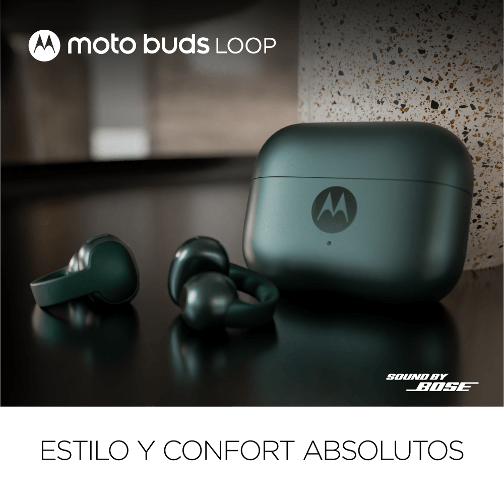 Audífonos Inalámbricos motorola Buds Lopp open Ear Verde 3