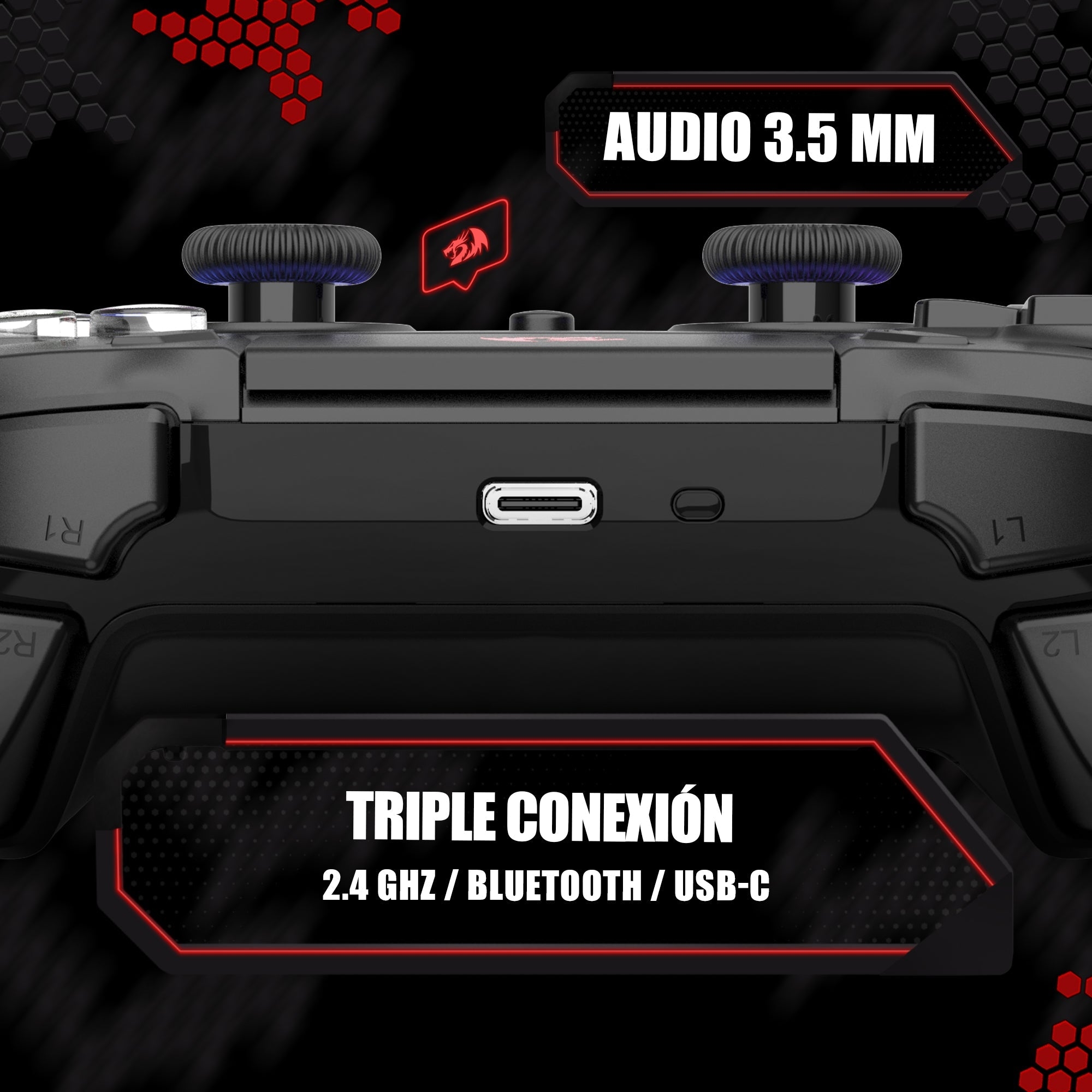 Control Redragon Darkflame G820 Wireless 3