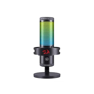 Micrófono Redragon Fenris GM301, RGB, Montura Anti Vibración, USB