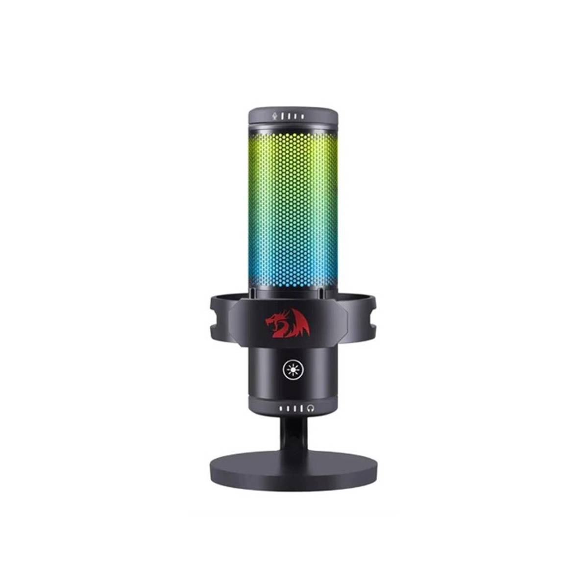 Micrófono Redragon Fenris GM301, RGB, Montura Anti Vibración, USB 1