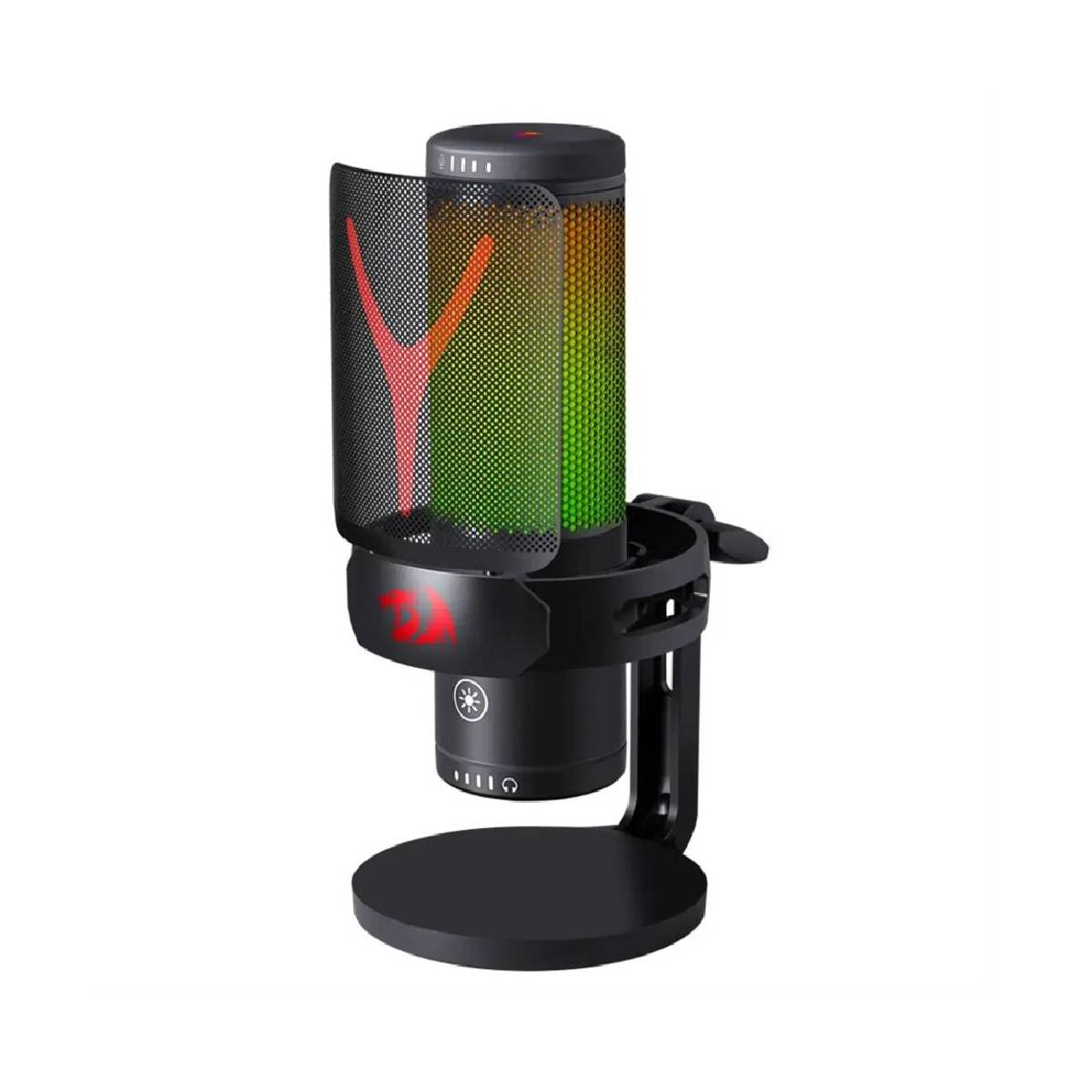 Micrófono Redragon Fenris GM301, RGB, Montura Anti Vibración, USB 3