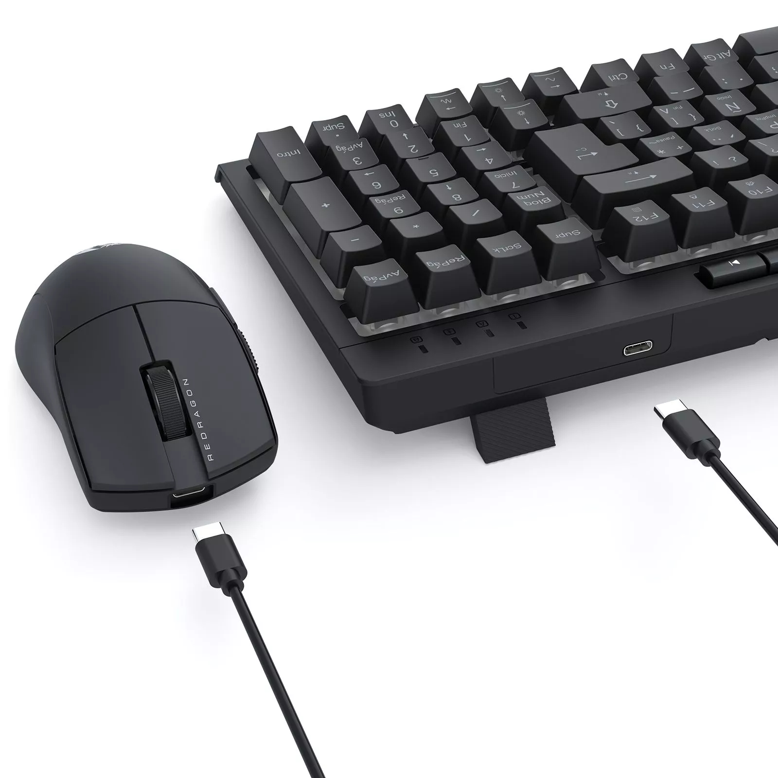 Kit Teclado, Mouse, audifono, mousepad Gamer Redragon S147  2
