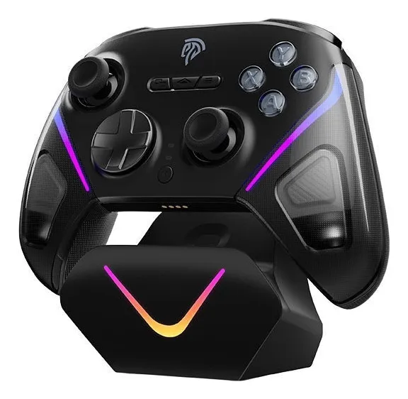 Control EasySMX D10 Multiplataforma negro | Joysticks TMR, Gatillos con Bloqueo y Base de Carga 1