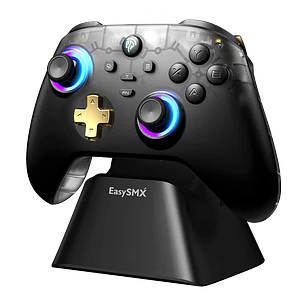 Control Gamer Multiplataforma EasySMX D05 + Base de Carga | Joysticks y Gatillos Hall Effect