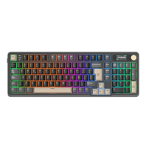 Teclado Mecánico Inalámbrico Royal Kludge RK-S98  TRI MODO / SW CHARTREUSE / ESPAÑOL 
