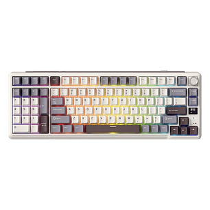 Teclado Mecánico Inalámbrico Royal Kludge RK L98 TRI MODO / SW CREAM / Ingles
