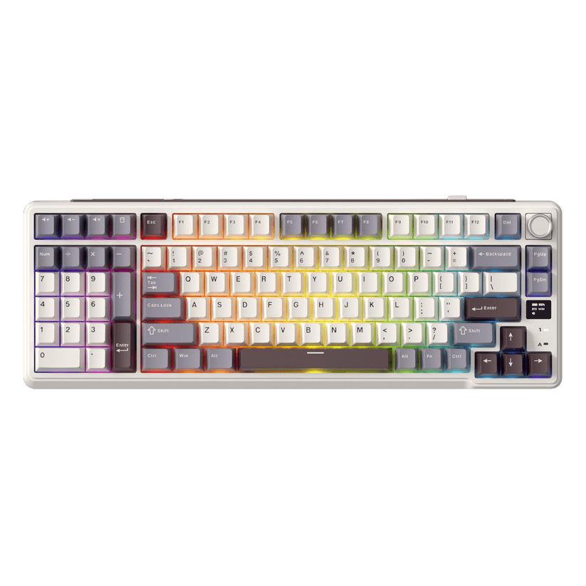 Teclado Mecánico Inalámbrico Royal Kludge RK L98 TRI MODO / SW CREAM / Ingles 1