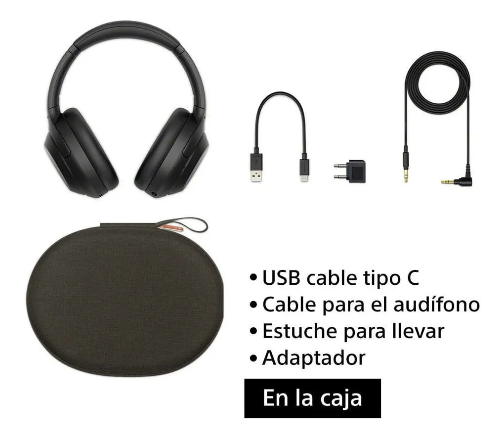 Audífonos Bluetooth Sony WH-1000XM4 Negro 3