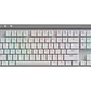 Teclado Gaming Logitech G515 LIGHTSPEED TKL, Inalámbrico, RF + Bluetooth, Inglés, Blanco  - Miniatura 1