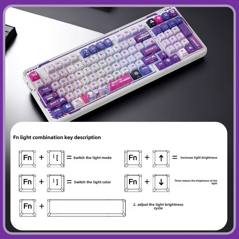 Teclado Mecánico Dareu A98 Pro Rhea – Dream HiFi Switch 3