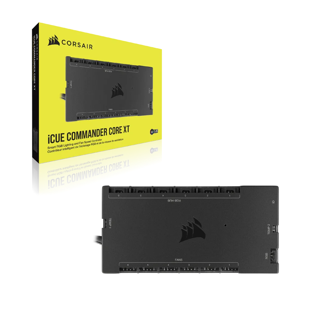CORSAIR iCUE COMMANDER CORE XT – Controlador RGB y PWM inteligente 1