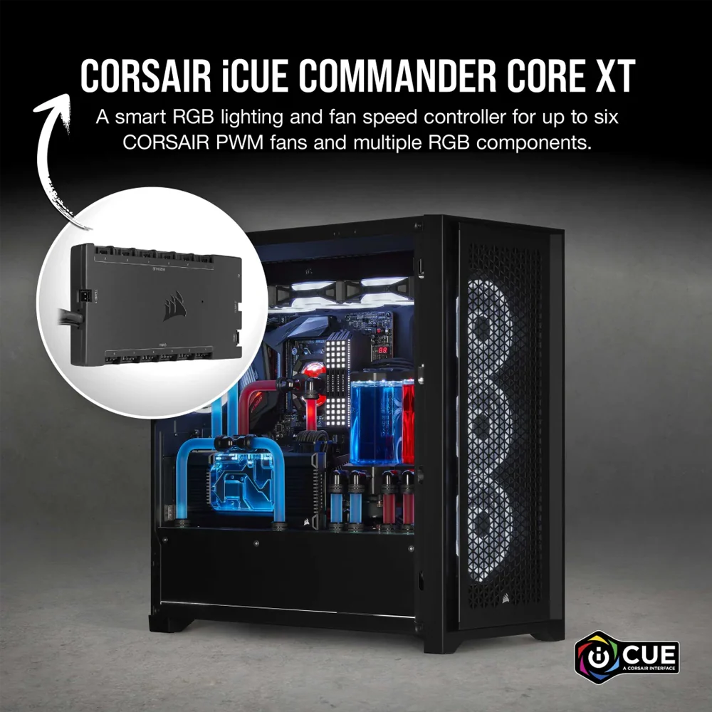 CORSAIR iCUE COMMANDER CORE XT – Controlador RGB y PWM inteligente 7
