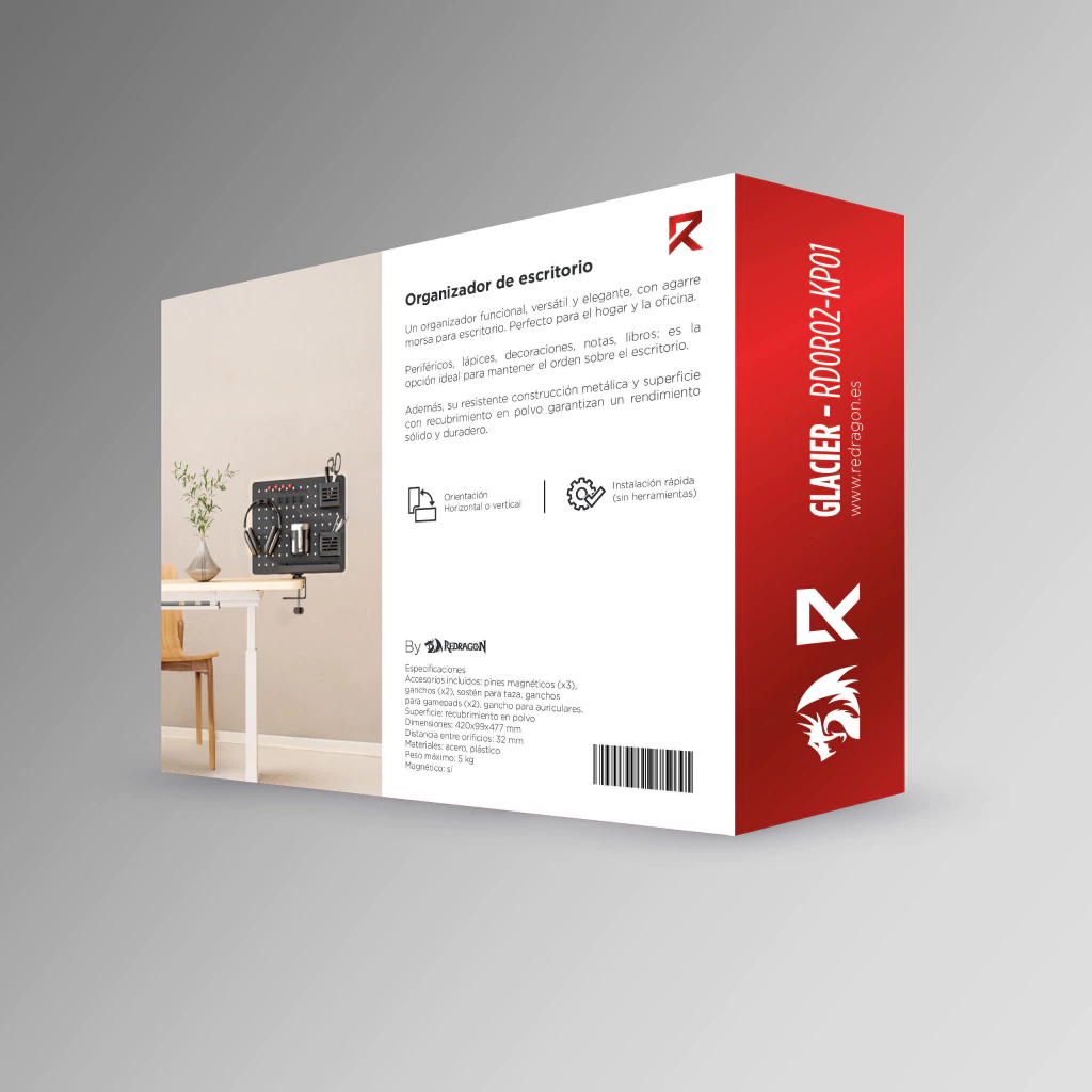 Tablero organizador Redragon Glacier  RD0R02-KP01  4