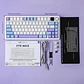 Teclado Mecánico F75 MAX White Blue Purple RGB Wireless – Switch Reaper / ingles  - Miniatura 4