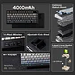 Teclado Mecánico F75 MAX Glacier Blue RGB Wireless – Switch Reaper / ingles - Miniatura 5