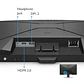 Monitor Gamer 23,5” BenQ MOBIUZ EX240N FHD VA 165Hz 1ms FreeSync - Miniatura 4