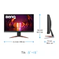 Monitor Gamer 23,5” BenQ MOBIUZ EX240N FHD VA 165Hz 1ms FreeSync - Miniatura 5