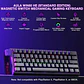 Teclado Aula Win60 He SW magnetic 60% Gamer Rgb cableado color negro - Miniatura 6