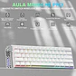 Teclado Mecánico AULA MINI60 HE Pro sw magnetic RGB Wireless blanco / ingles  - Miniatura 6