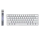 Teclado Mecánico AULA MINI60 HE Pro sw magnético RGB Wireless blanco / ingles  - Miniatura 1