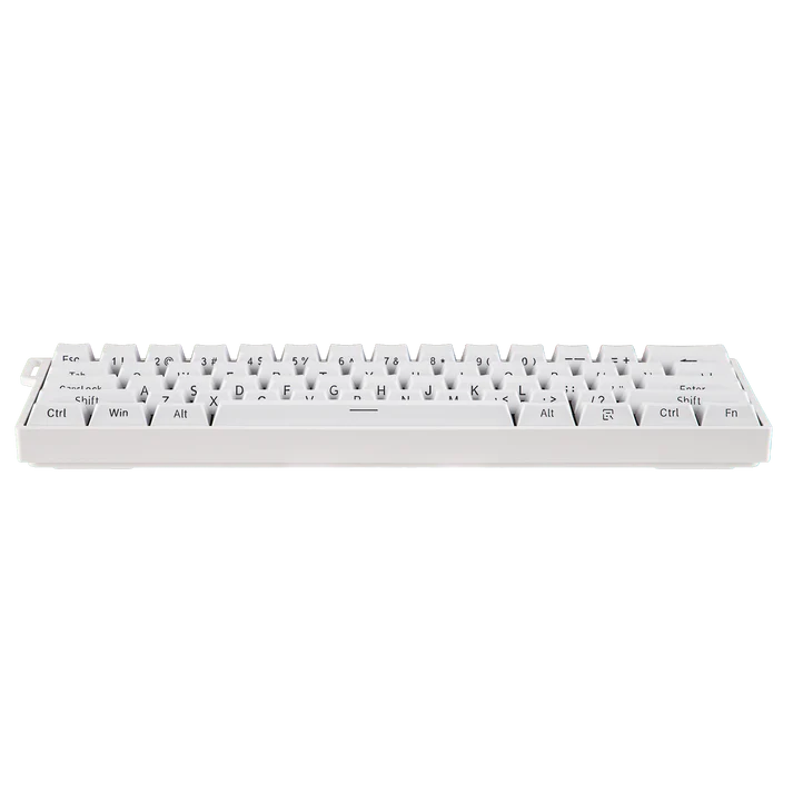 Teclado Mecánico AULA MINI60 HE Pro sw magnético RGB Wireless blanco / ingles  5