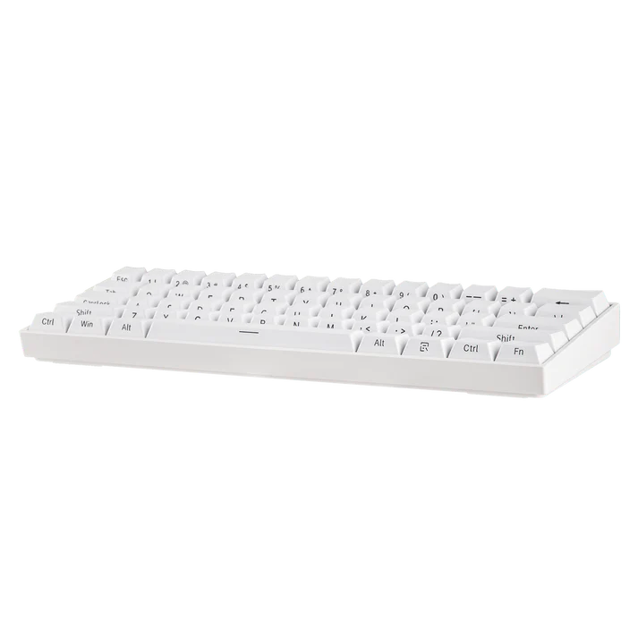 Teclado Mecánico AULA MINI60 HE Pro sw magnético RGB Wireless blanco / ingles  6