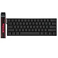 Teclado Aula Win60 He SW magnético 60% Gamer Rgb cableado color negro - Miniatura 1