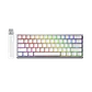 Teclado Aula Win60 He SW magnético 60% Gamer Rgb cableado color blanco - Miniatura 1