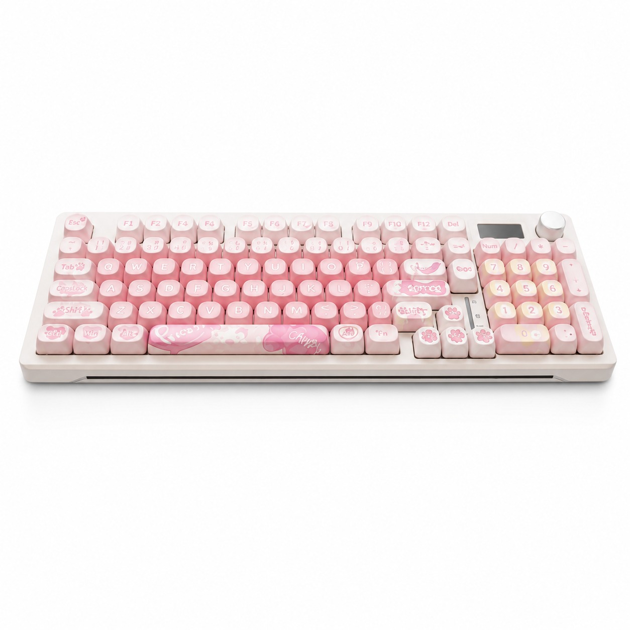 Teclado Mecánico AULA S98 Pink Wireless RGB – Switch Red 2