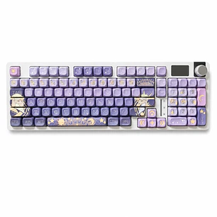 Teclado Mecánico AULA S98 Purple Wireless RGB – Switch Red