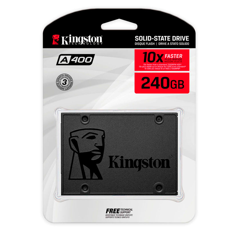 SSD Kingston A400 240GB SATA III 2.5” – SA400S37/240G 1