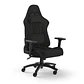 Silla Gamer corsair TC100 RELAXED de Tela con Cojín Lumbar y Cervical negra - Miniatura 1