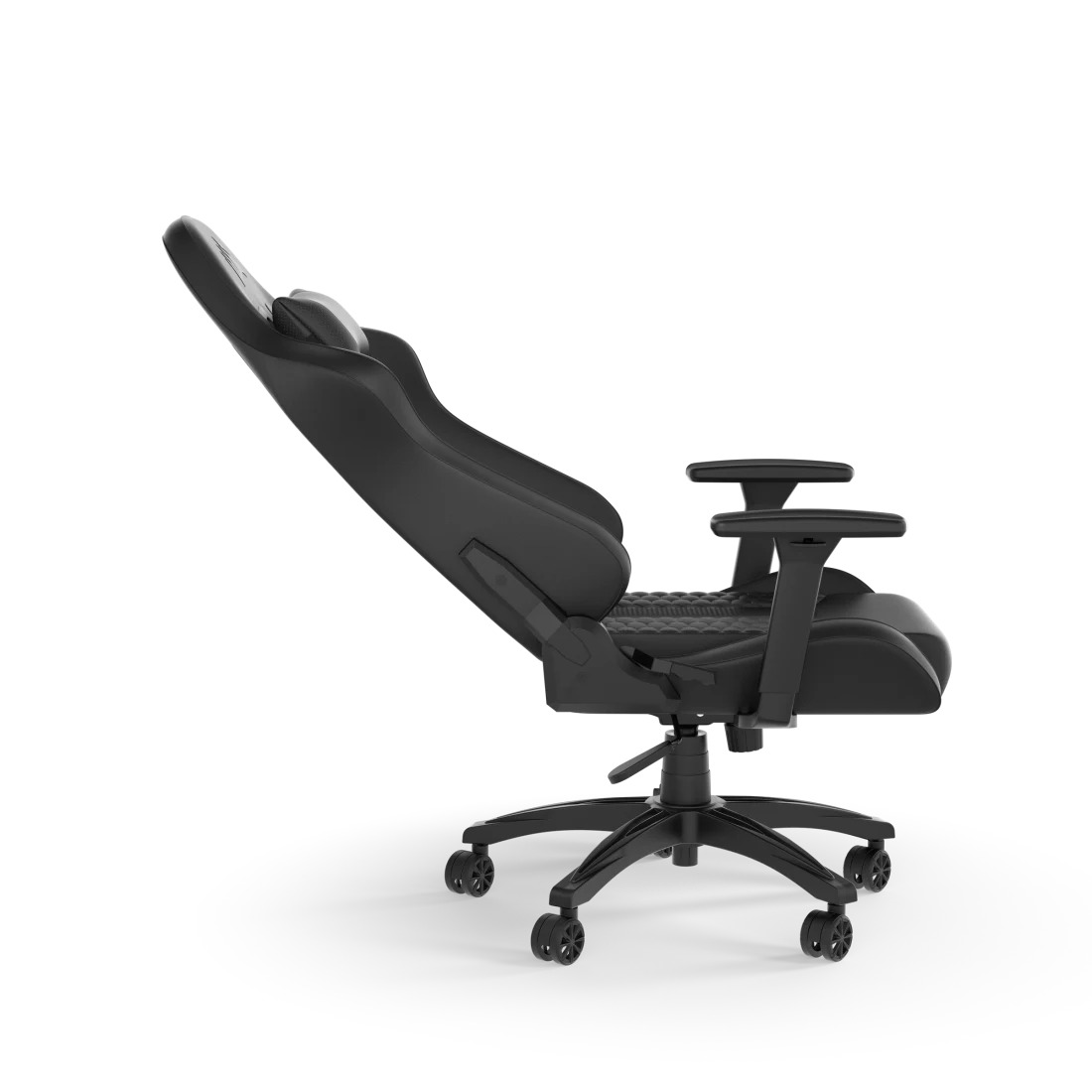 Silla Gamer corsair TC100 RELAXED de cuero sintetico con Cojín Lumbar y Cervical negra  5