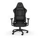 Silla Gamer corsair TC100 RELAXED de cuero sintetico con Cojín Lumbar y Cervical negra  - Miniatura 2