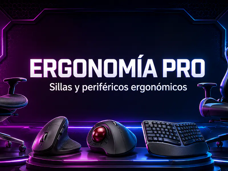 Sillas Ergonómicas y Periféricos Ergonómicos para Gaming, Oficina y Home Office