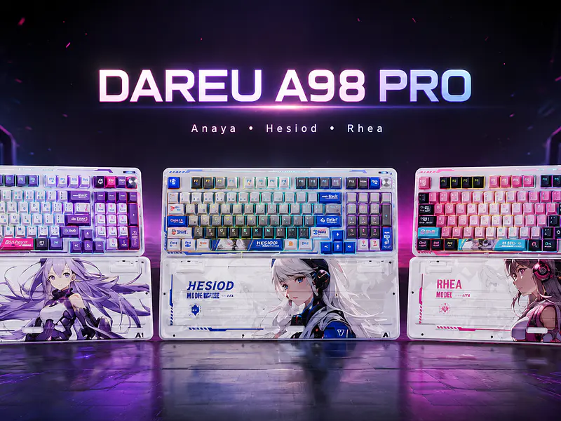 Dareu A98 Pro: teclados mecánicos premium para setup gamer