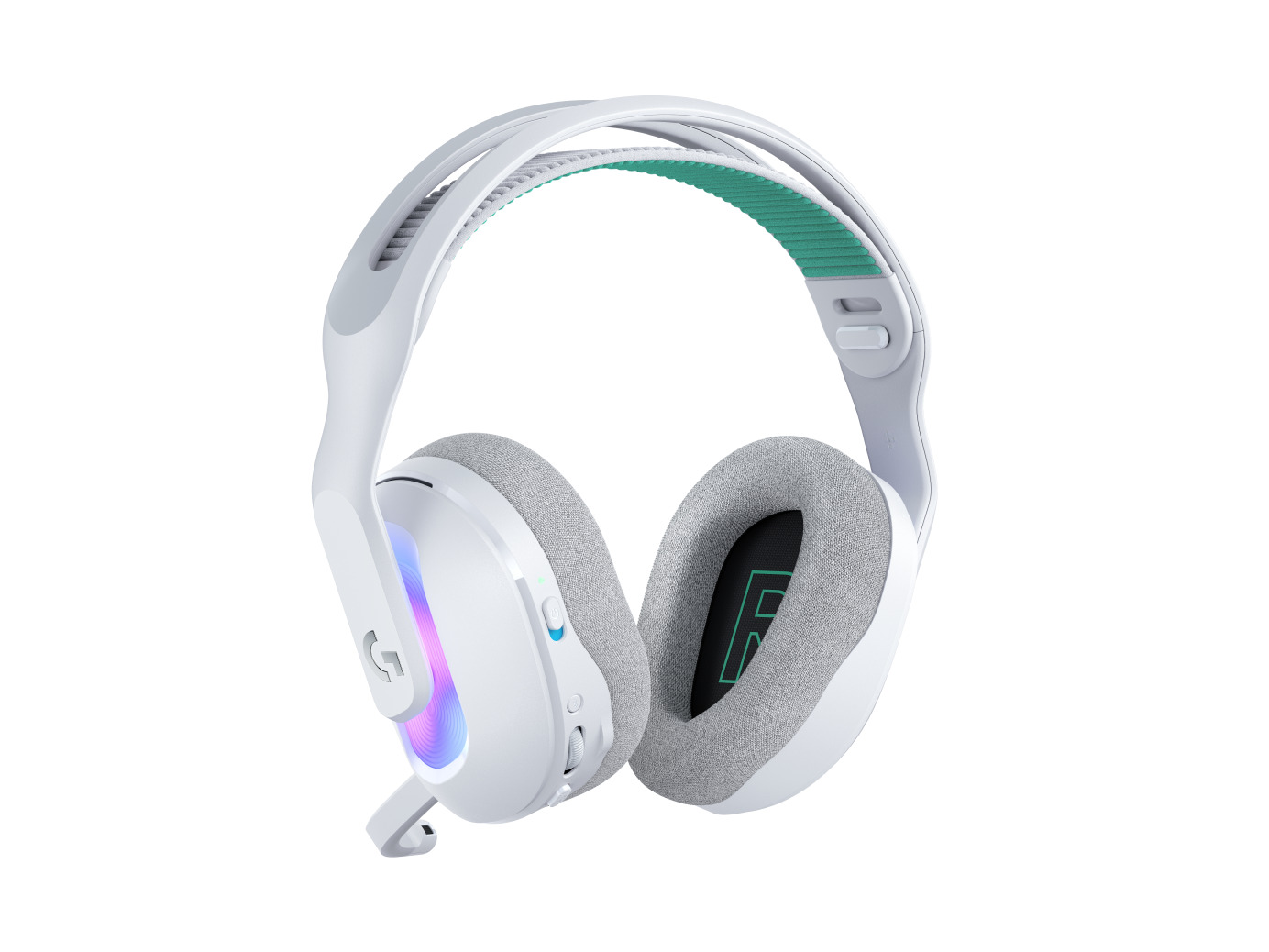 audifonos gamer  Logitech G522 LIGHTSPEED RGB blanco 5