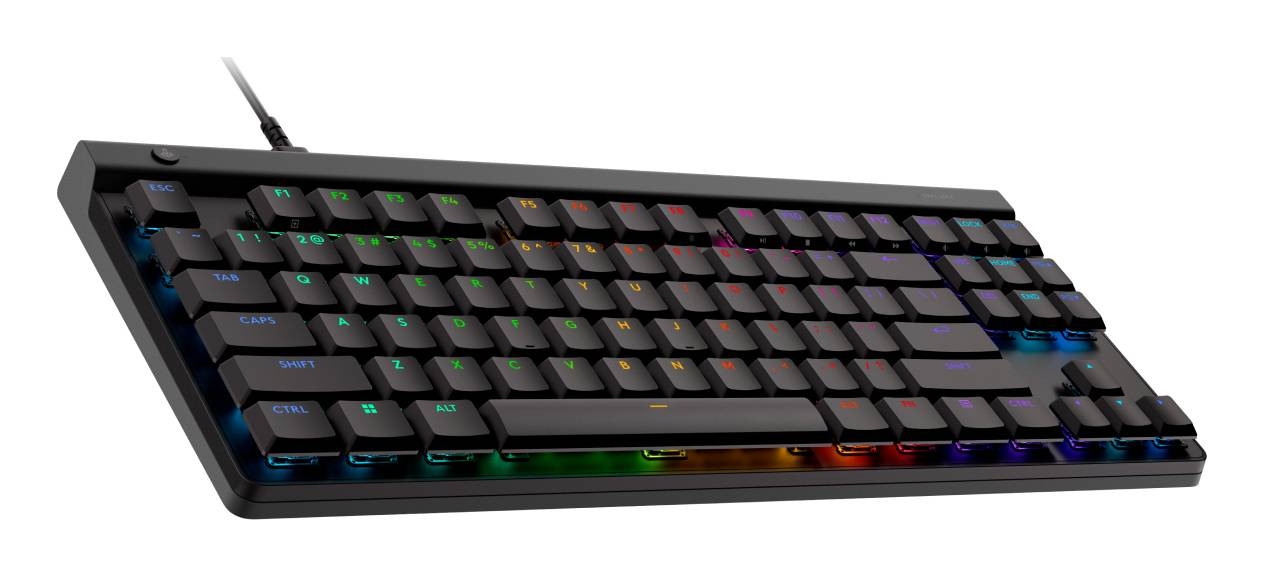 Teclado gamer Logitech G515 TKL black Alámbrico RGB  5