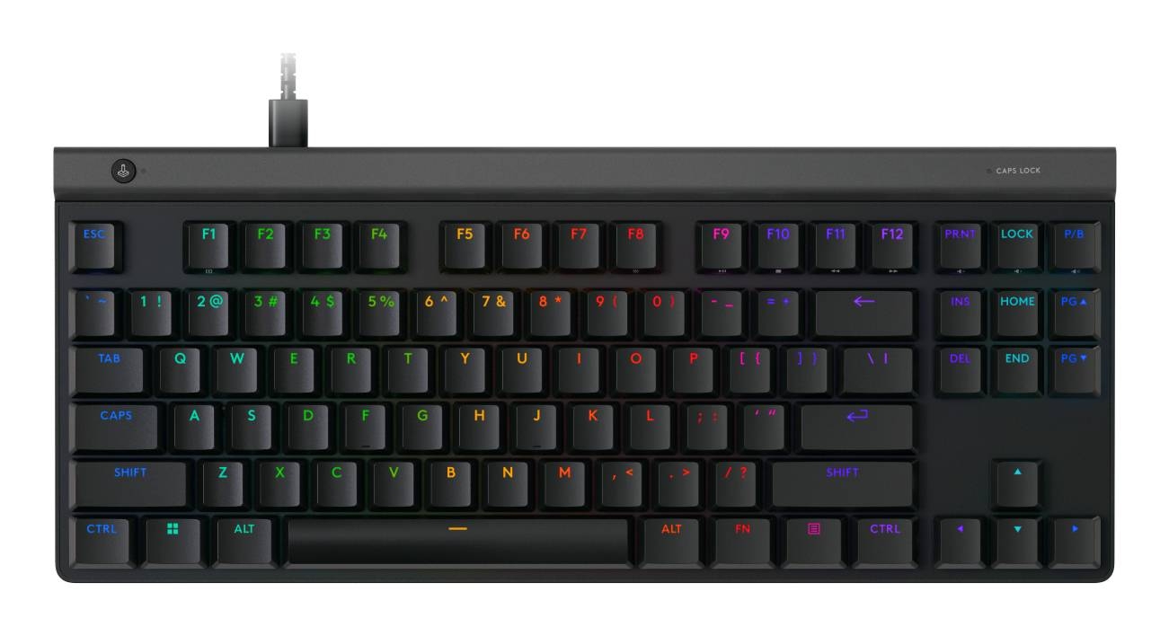 Teclado gamer Logitech G515 TKL black Alámbrico RGB  1