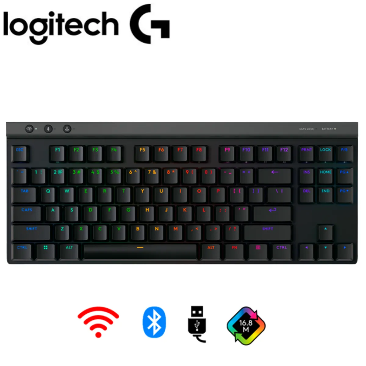 Teclado Logitech G515 LIGHTSPEED TKL negro 5